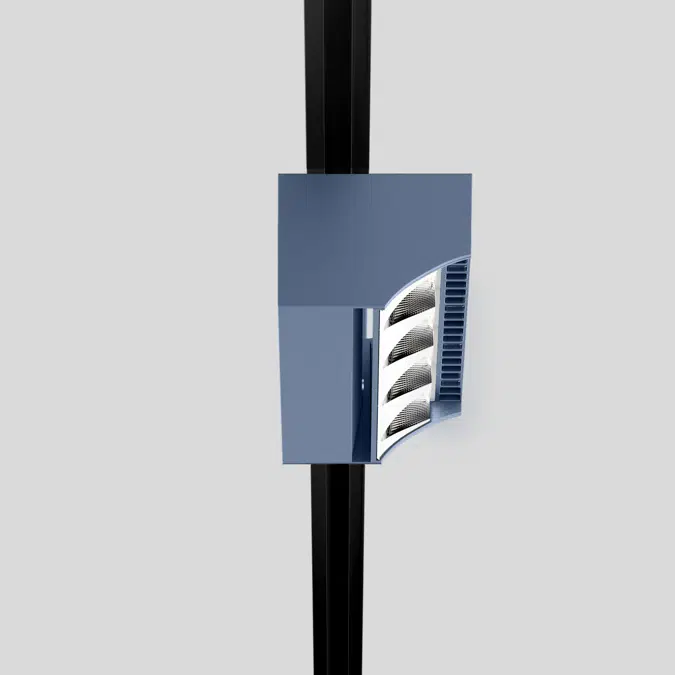 SQUADRO 1 × 4 lamps wallwasher stucchi