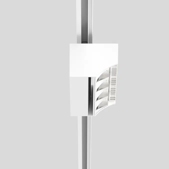SQUADRO 1 × 4 lamps wallwasher stucchi