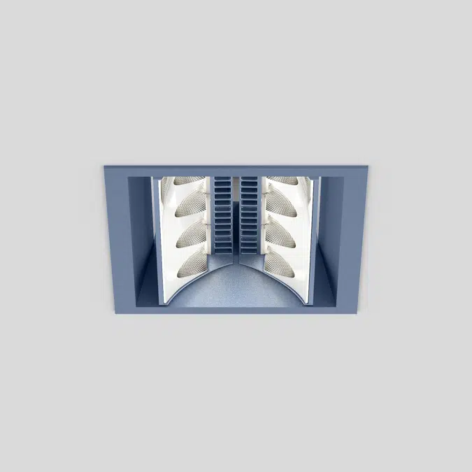 SQUADRO 2 × 4 lamps wallwasher trim
