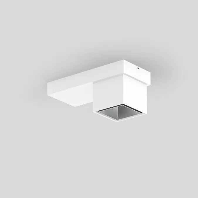 SASSO 60 base ceiling square downlight 1 lamp