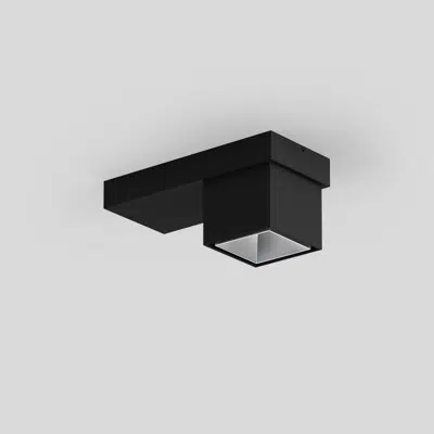 Image for SASSO 60 base ceiling square downlight 1 lamp