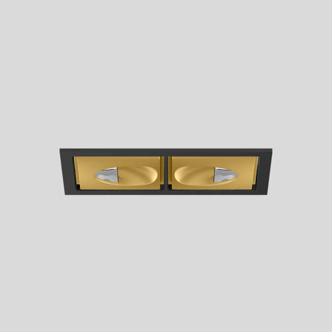 SASSO 60 square wallwasher/floor trim 2 lamps