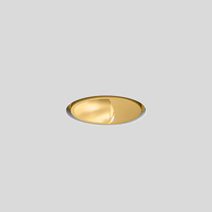 SASSO 40 round wallwasher trimless soft acoustic ceiling