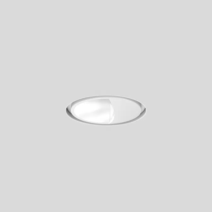 SASSO 40 round wallwasher trimless soft acoustic ceiling