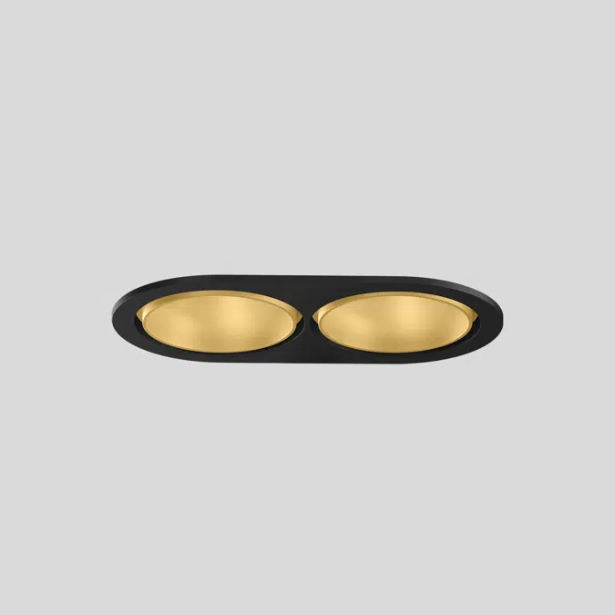 SASSO 60 round downlight trim 2 lamps