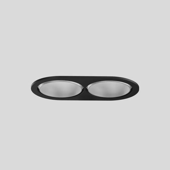 SASSO 60 round downlight trim 2 lamps