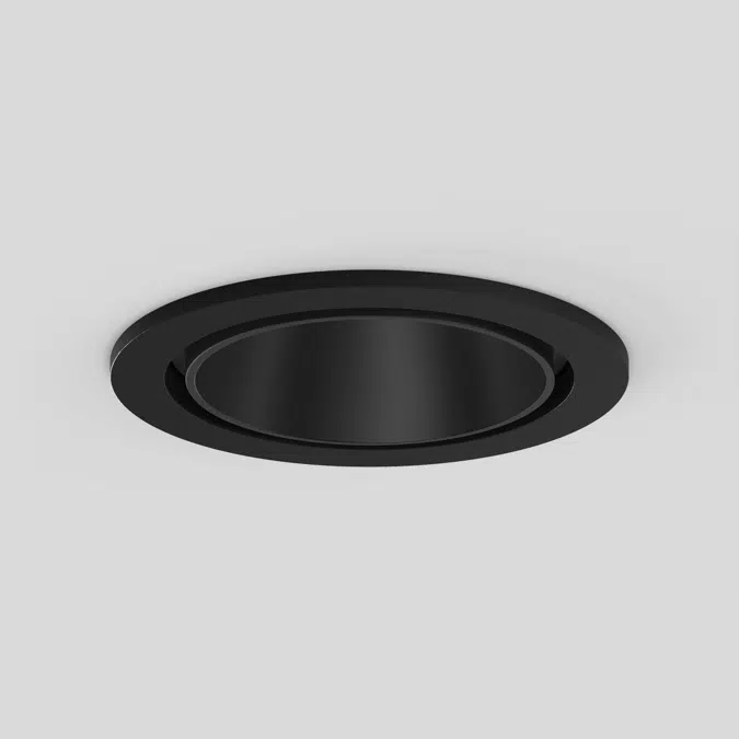 SASSO 60 round downlight trim soft acoustic ceiling