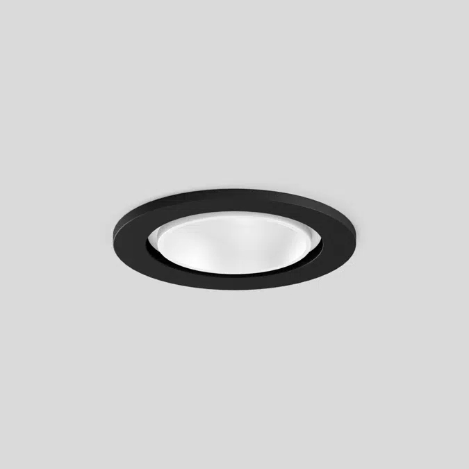 SASSO 40 round downlight trim soft acoustic ceiling