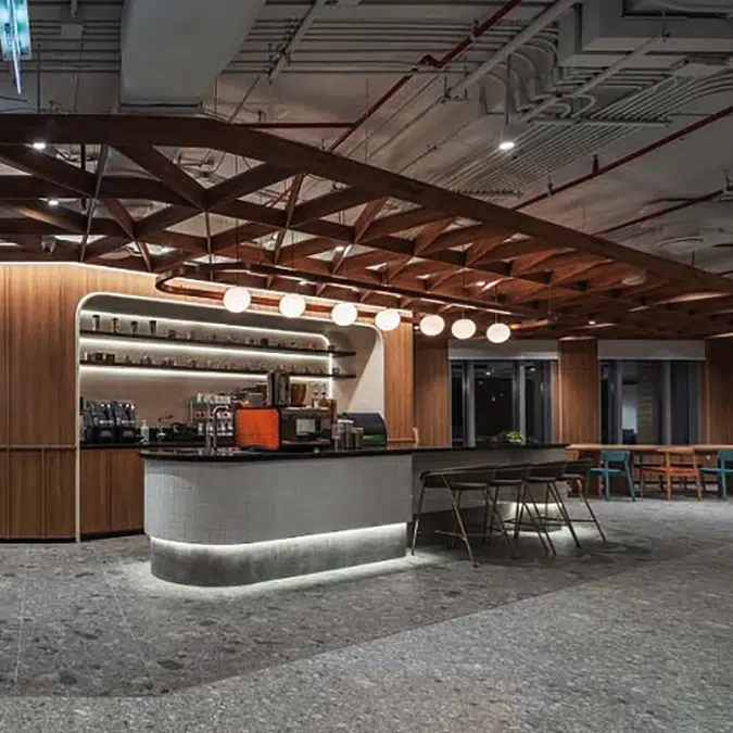 Feltech Acoustic Ceiling Acoupanel AcouGrid Array