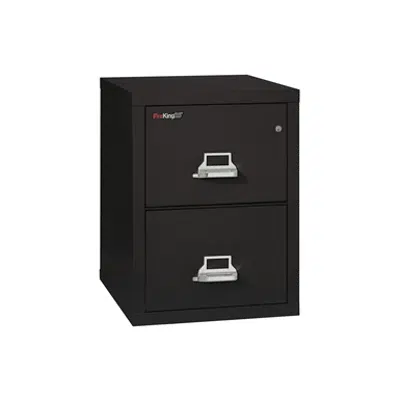 изображение для FireKing 2-2125-CBL Fireproof 2 Drawer Vertical Legal Size File Cabinet