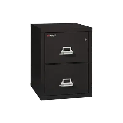 Image for FireKing 2-2125-CBL Fireproof 2 Drawer Vertical Legal Size File Cabinet