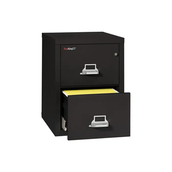 FireKing 2-2125-CBL Fireproof 2 Drawer Vertical Legal Size File Cabinet