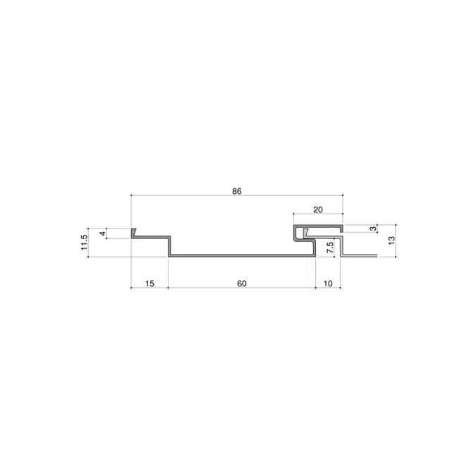 組み合わせスパンドレル 3Dタイプ RAC-3023+RA-60+RAC-5038