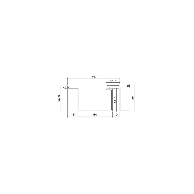 組み合わせスパンドレル 3Dタイプ RAC-3023+RA-60+RAC-5038