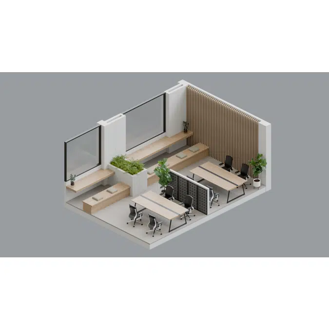Office Space RIKEN アルミルーバー CLKS-3015/直付タイプ