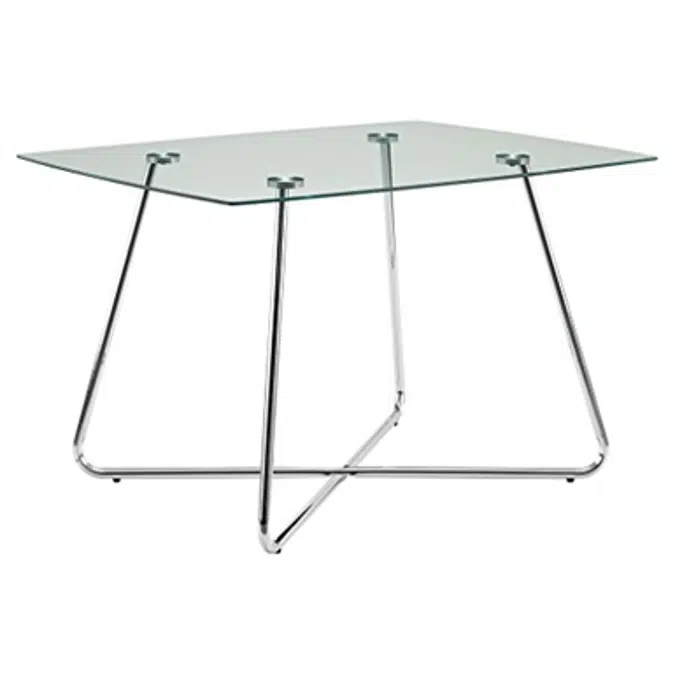 Monarch Specialties 1070 Tempered Glass Dining Table