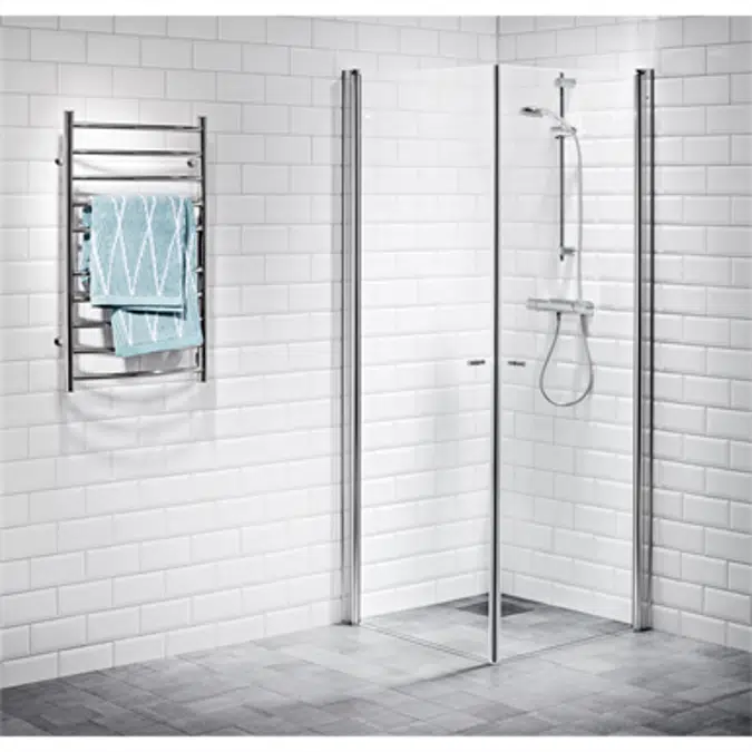 PictoShowerwall straight corner100x100