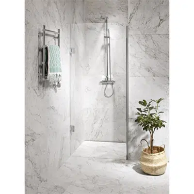 Image for LuxorShowerwall8/10straightniche doors80