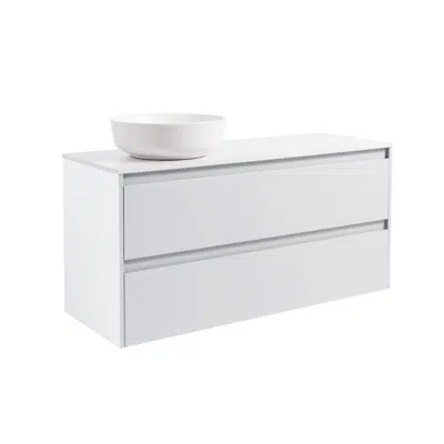 画像 Luxor Vanity unit 120 with countertop washbasins