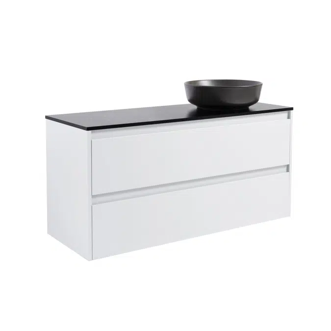 Luxor Vanity unit 120 with countertop washbasins