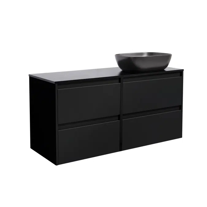 Luxor Vanity unit 120 with countertop washbasins