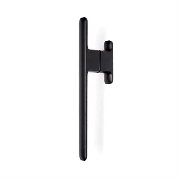 LussoBlack Showerwall curvedcorner80x80