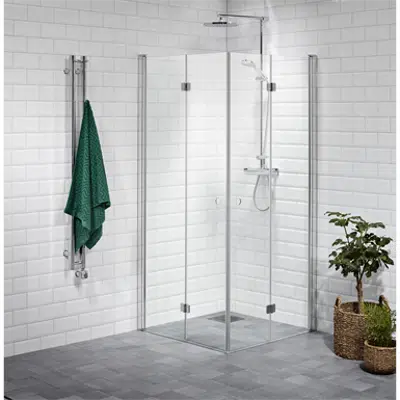 kép a termékről - Lusso Shower walls, straight folding doors 80x80