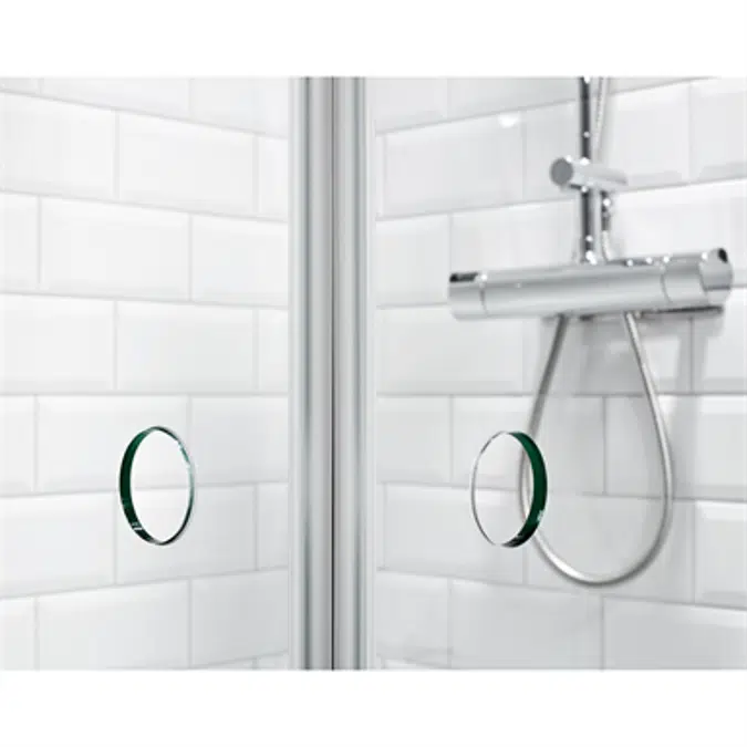 Lusso Shower walls, straight folding doors 80x80