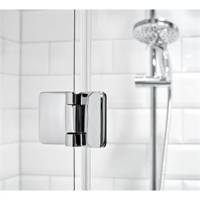 Lusso Shower walls, straight folding doors 80x80
