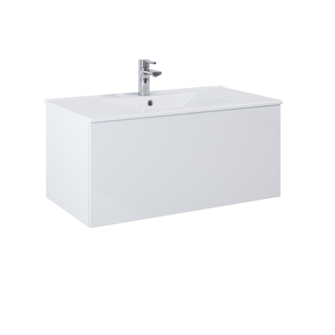 BIM objects Free download! Bathroom furniture Ella showcase BIMobject