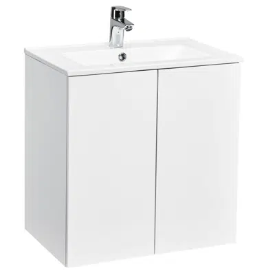 Obrázek pro Isella Vanity unit with doors and mineral composit basin