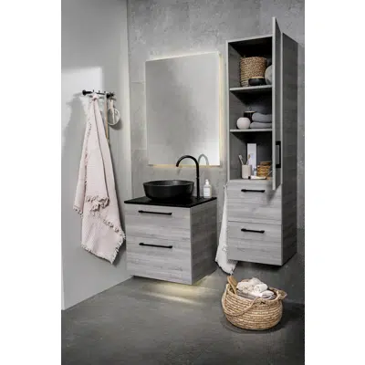 afbeelding voor Isella Vanity unit 60 with countertop washbasin