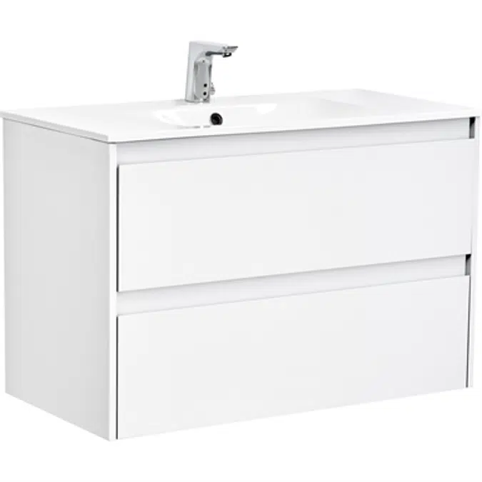 Luxor Vanity unit with mineral composite basin