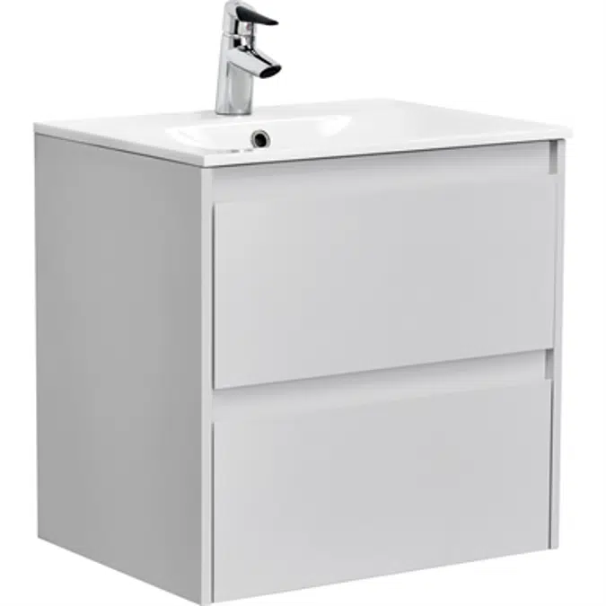 Luxor Vanity unit with mineral composite basin