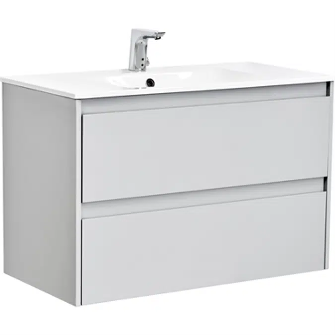 Luxor Vanity unit with mineral composite basin
