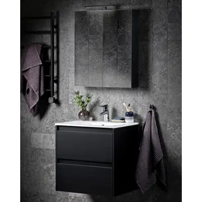 画像 Luxor Vanity unit with mineral composite basin