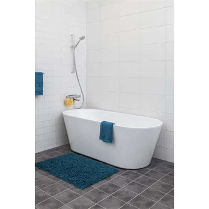 Ovale Bath, acrylic