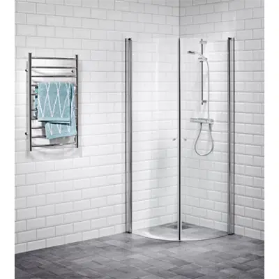 Image pour PictoShowerwall curved corner80x80