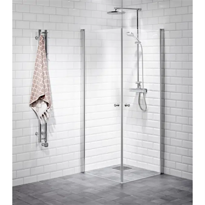 Lusso Duschväggar, raka duschhörn 100x100