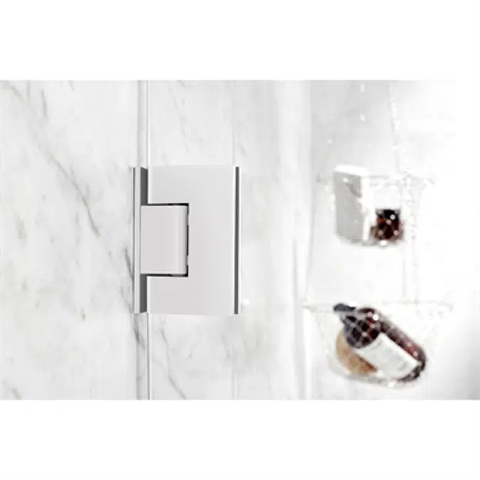 Luxor Duschvägg, 8/10 mm, rak duschhörna 80x80