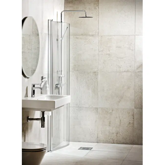 LussoShowerwall curved door80