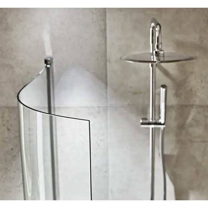 LussoShowerwall curved door80