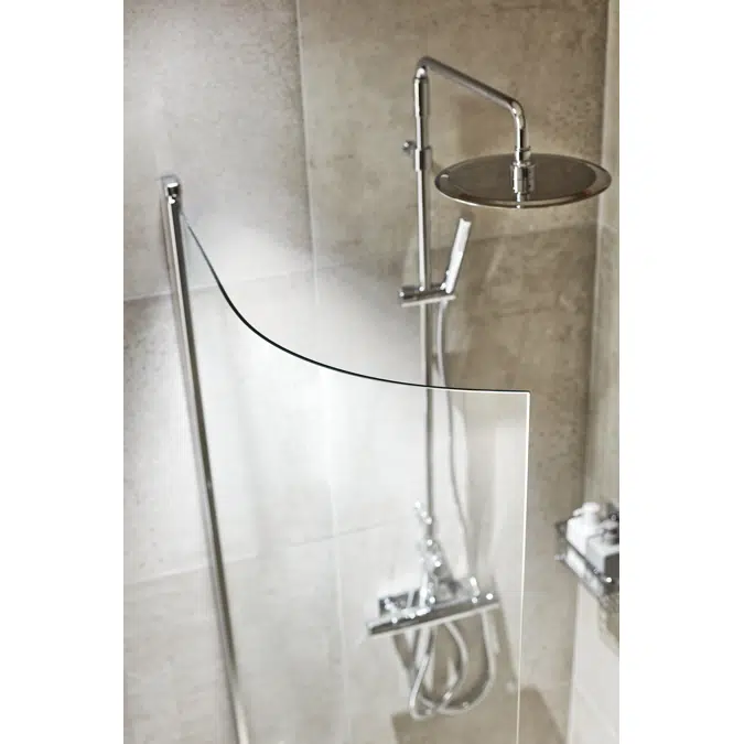 LussoShowerwall curved door80