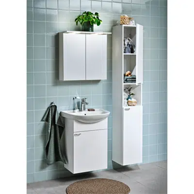 imagen para Basic Mirror cabinet, compact laminate