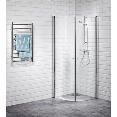Image for PictoShowerwall curved corner80x100