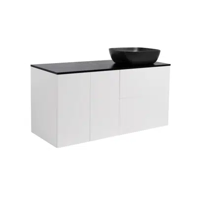 Image for Isella 120 (60+2x30) with laundry basket unit and countertop washbasin