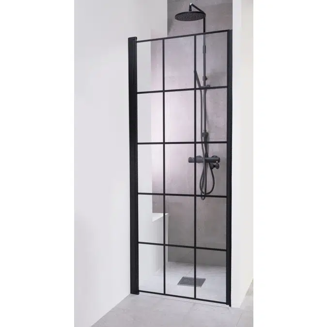 Lusso Showerwall Chess niche door