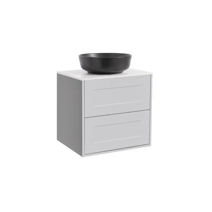 Gabriella Vanity unit 60 and 90 with countertop washbasin