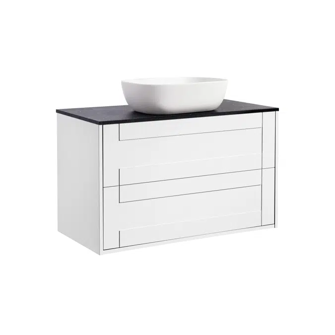 Gabriella Vanity unit 60 and 90 with countertop washbasin