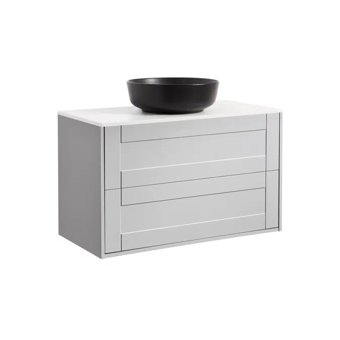 Gabriella Vanity unit 60 and 90 with countertop washbasin